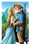 Link et Zelda kiss